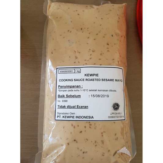 Kewpie Cooking Sauce Roasted Sesame Mayo 1kg Wijen Sangrai