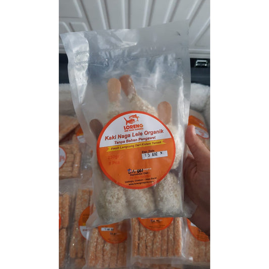 Cemilan Kaki Naga Dari Lele Organik isi 10