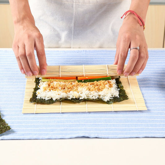 SUSHI MAT 24cm bamboo tikar penggulung sushi roller kimbab gulungan