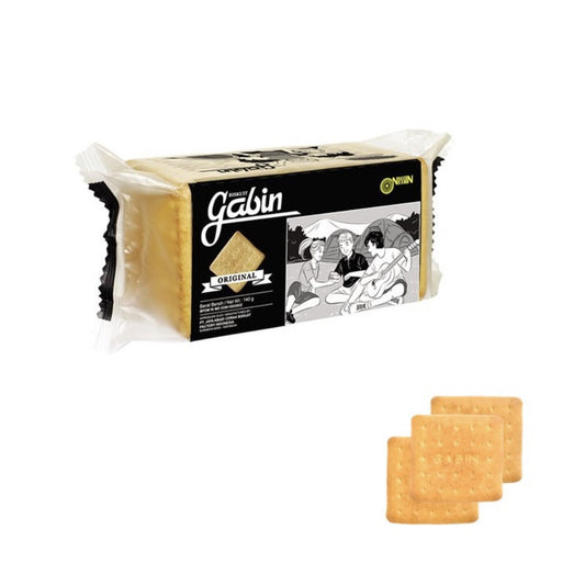 NISSIN GABIN 140g original butter cheese keju biskuit susu cracker biscuit
