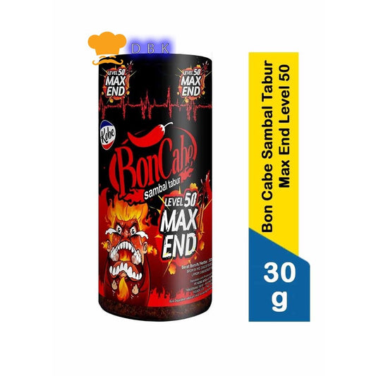 BON CABE lvl 50 40gr MAX END botol bubuk cabe boncabe