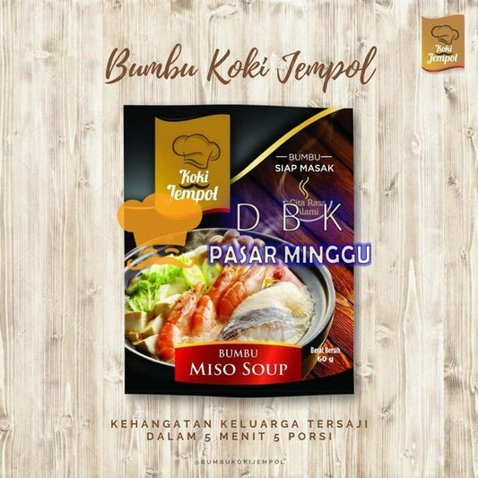 KOKI JEMPOL MISO SOUP 60gr bumbu kuah miso hotpot shabu shabu