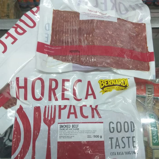 BERNARDI SMOKE BEEF BLOK 500GR SMOKE BEEF KOTAK KUALITAS HOREKA