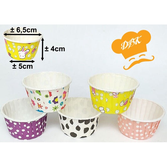 Cup Cake Curling Muffin Size M 50pcs / Cake cases / cup kertas bolu mawar