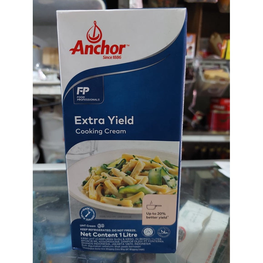 ANCHOR cooking cream 1lt culinary cream extra yield