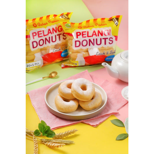 Pelangi Donat Kentang 500g ISI 10 | Pelangi Potato Donuts 500g isi 10
