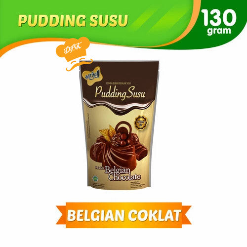 Puding Belgian chocolate Nutrijell coklat belgia