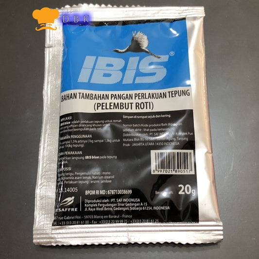 IBIS Blue 20gr pelembut roti bread softener emulsifier 20 gr improver