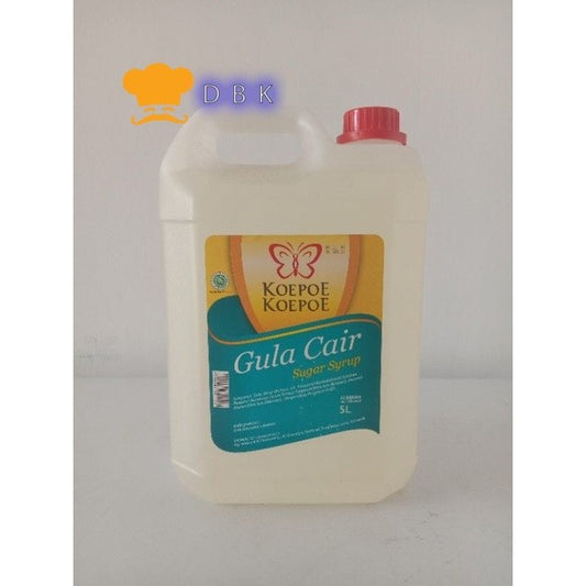 kupukupu Gula Cair 5lt koepoe fructose sugar syrup sirup fruktosa