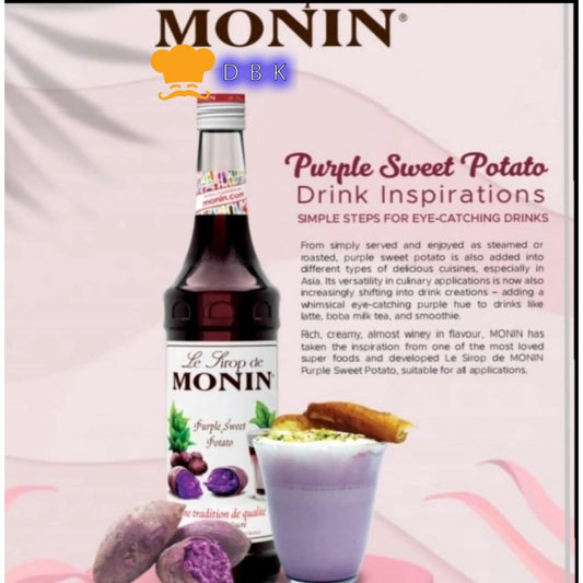 Syrup Monin Sweet Potato 700ml sirup Ubi Jalar segar