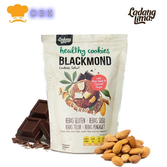 Ladang Lima Healthy Cookies Blackmond Gluten Free Egg Free 180 gram