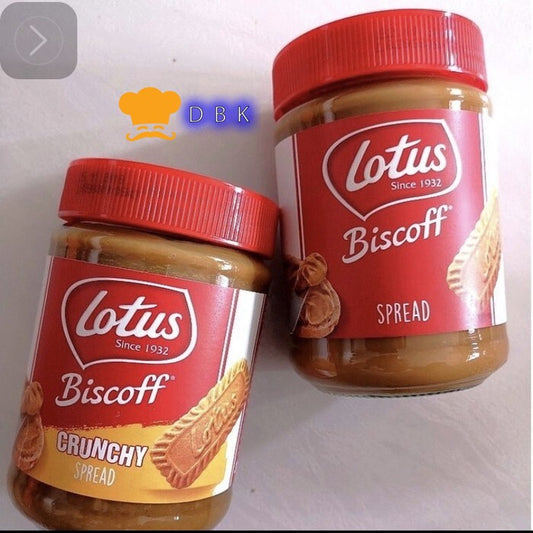 Lotus Biscoff Crunchy Spread 380g selai coklat caramel untuk cake roti