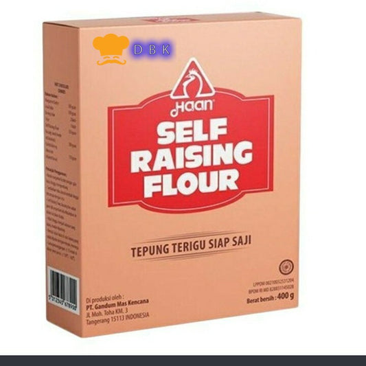 haan self raising flour 400 gr