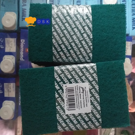 polytex sabut spon SUSEMI 12pcs spon hijau tapas hijau