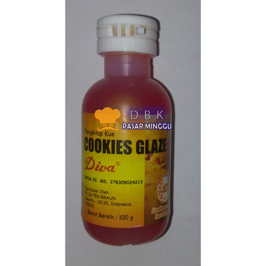 Diva Oles Telur 100ml Pengkilap Kue Cookies Glaze Egg Gloss Jadikan Kue Mengkilap