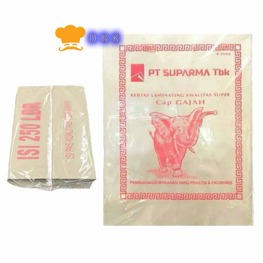 Kertas Nasi 28x38 250lembar cap gajah pink kertas bungkus makan