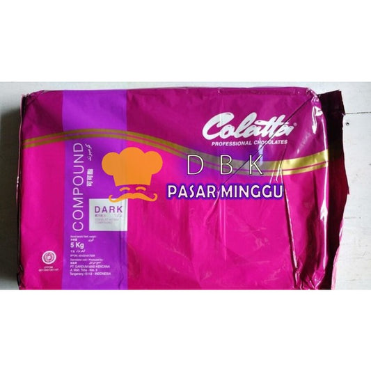 COKLAT COLATTA DARK COMPOUND CHOCOLATE 5KG