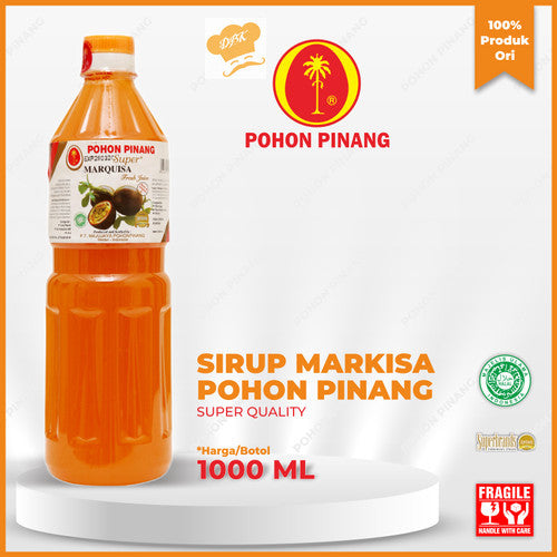 Sirup Markisa 1 liter pohon pinang marquisa syrup sirop