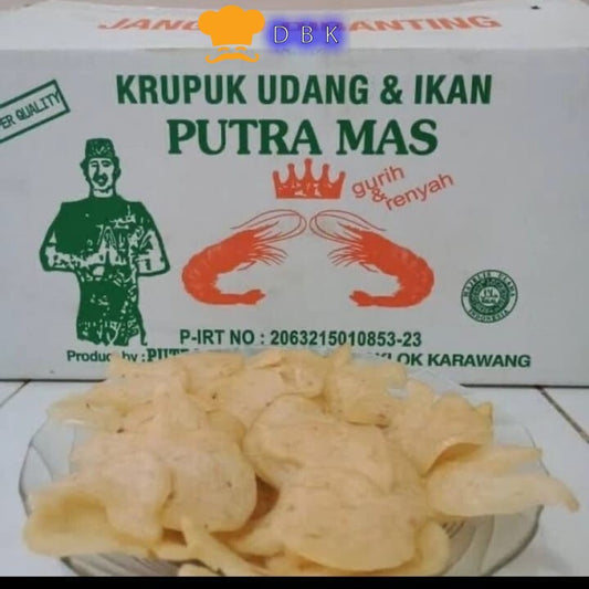 kerupuk udang putra mas mede 500gr