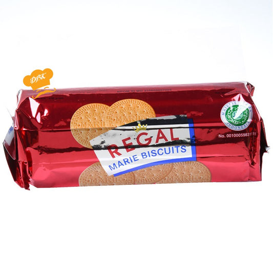 Biskuit Regal silver 230gr cheese cake puding topping kue