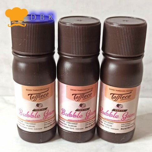 Toffieco Bubble Gum 25 gr Tofieco Permen Karet Flavour Flavor Perisa Essence Esen