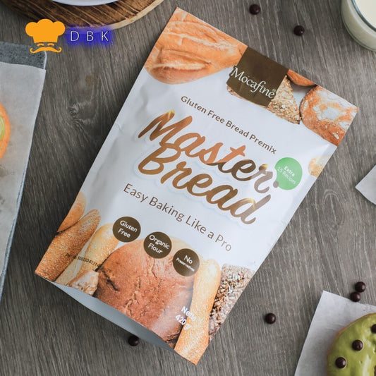 MOCAFINE Master Bread tepung premix roti 420gr Gluten Free Bread donut