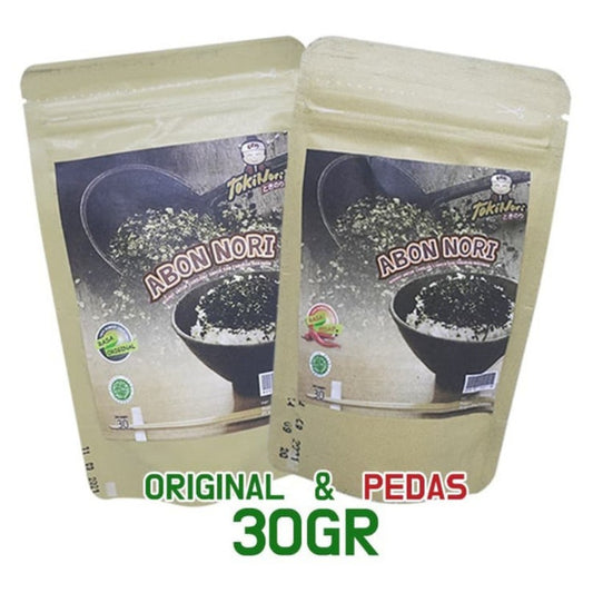 A BON NORI 30gr Original | Pedas abon rumput laut spicy HALAL sea weed