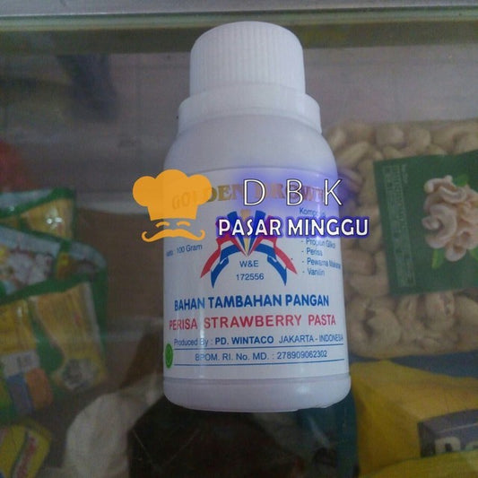 PASTA Golden brown strawberry & pewarna 100gr