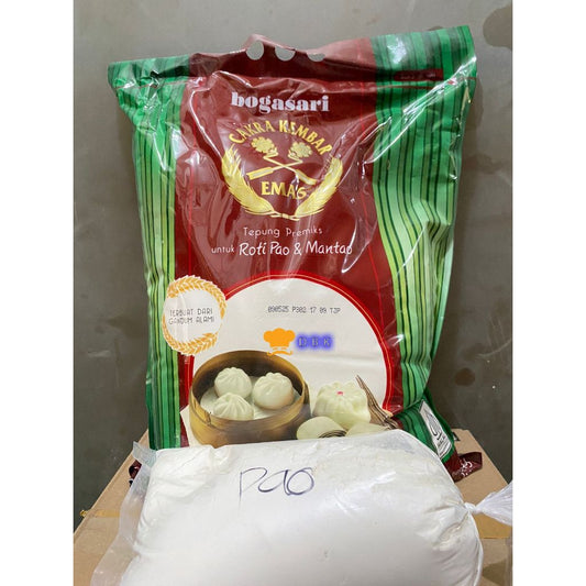 TEPUNG CAKRA KEMBAR EMAS ROTI PAO & MANTAO 1kg cakra mas premium