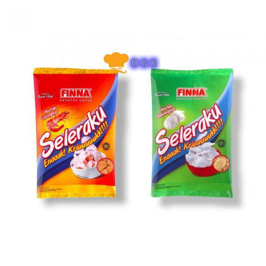 FINNA Seleraku Kerupuk Udang / bawang 200gr Halal prawn / garlic