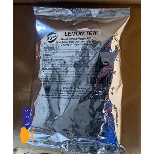 Kobe Lemon Tea teh 500gr bubuk minuman serbuk drink powder