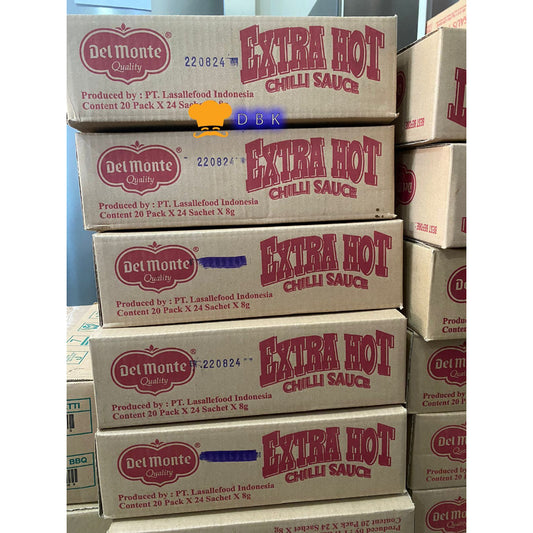 delmonte sambal sachet per dus 20pack sambel sachet (Gojek/grab only)