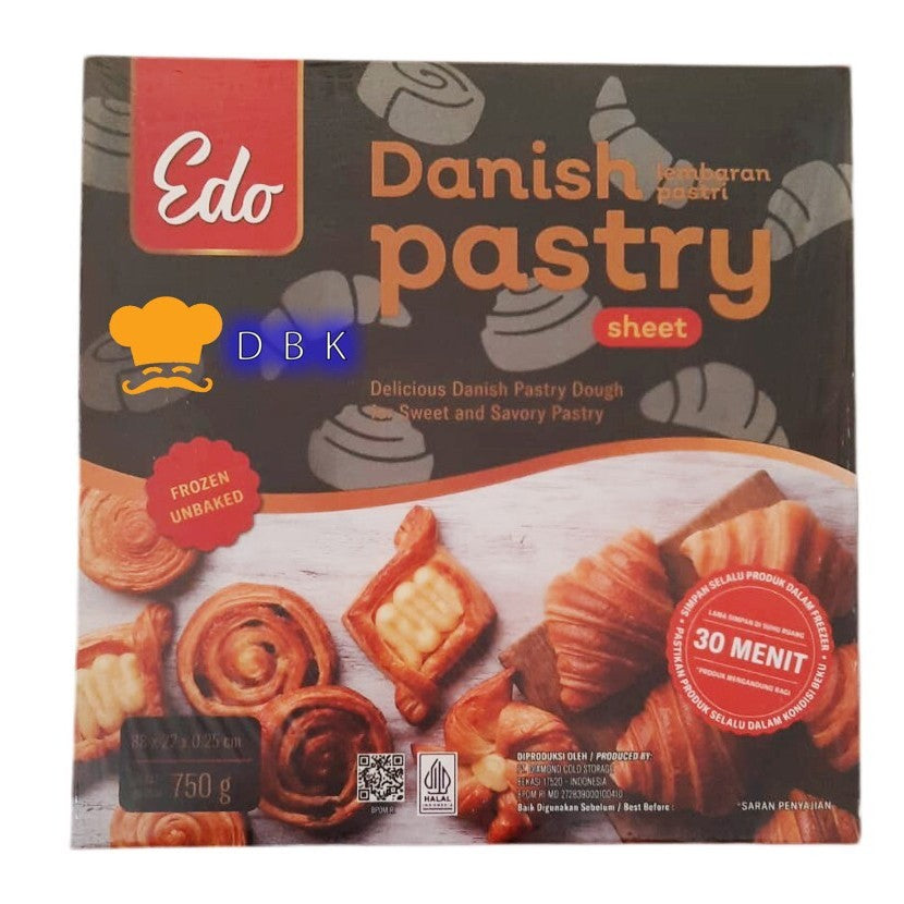 Edo danish pastry sheet 750 gr