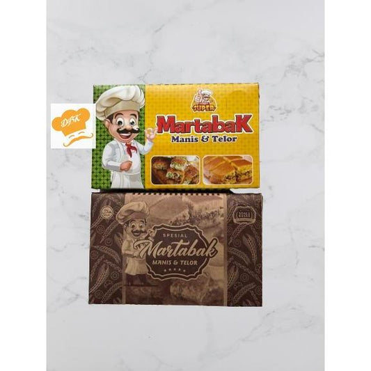 BOX KOTAK MARTABAK BROWNIES ROTI 13.5 x 21cm