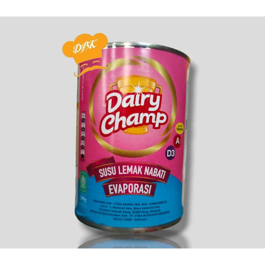 Dairychamp Evaporasi 390gr evaporated Milk Bukan Sunbay FN