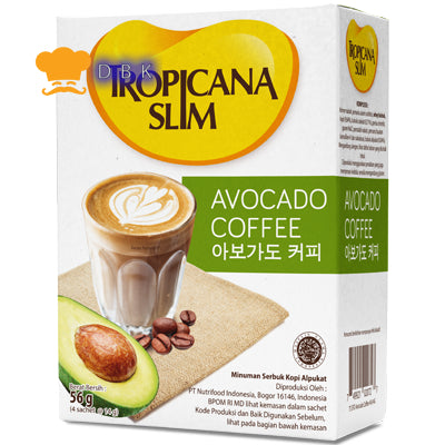 Tropicana Slim Avocado Coffee (4 Scht) - Tanpa Gula Pasir