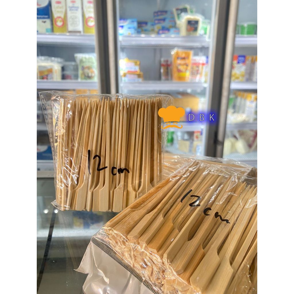 Tusuk Sate Dayung 12cm Tusuk Bendera Teppo Gushi Yakitori Skewer