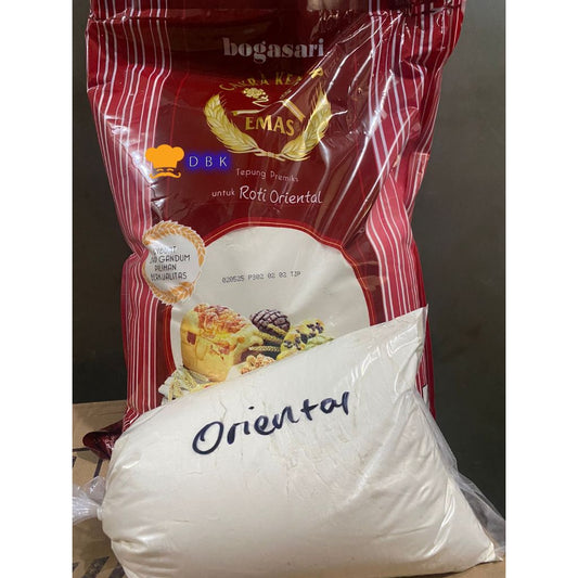 TEPUNG CAKRA KEMBAR EMAS ROTI ORIENTAL 1kg cakra mas premium