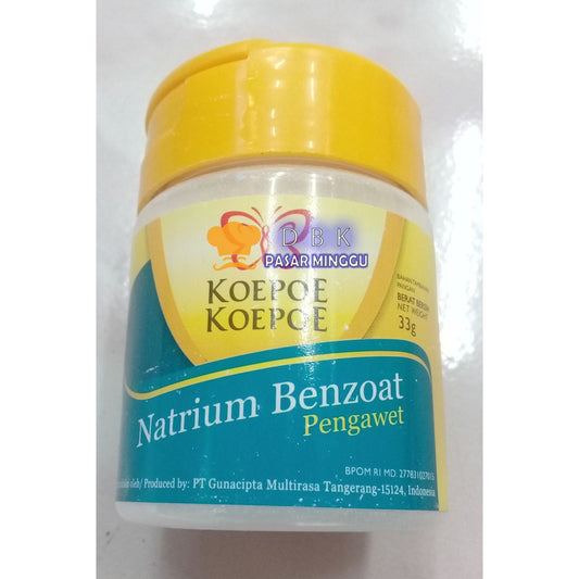 Kupukupu Natrium Benzoat 33 gr