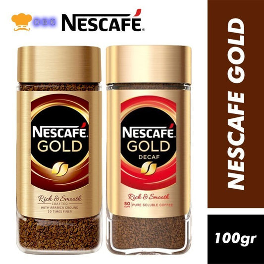 Nescafe Gold & Gold decaf 100gr kopi bubuk dekafein arabica robusta