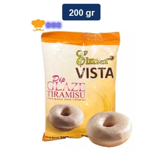 Elmer Dip Glaze tiramisu / Glaze Donat / Topping Donat 200 gr