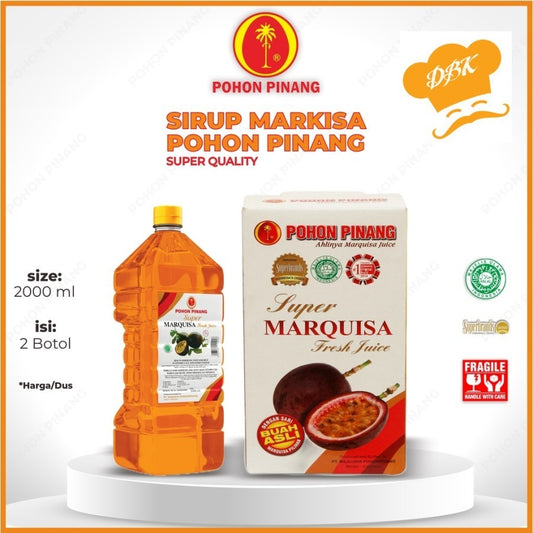 Sirup Markisa 2 liter pohon pinang marquisa syrup sirop