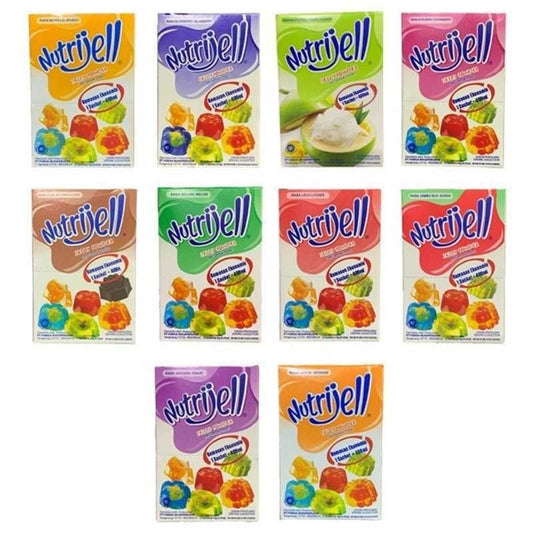 NUTRIJELL Jelly Powder / Bubuk Agar Instant All Variant 10gr