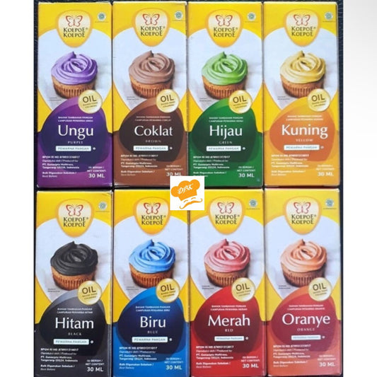 Koepoe Koepoe Pewarna Makanan Oil Based 30ml kupu kupu food color minyak