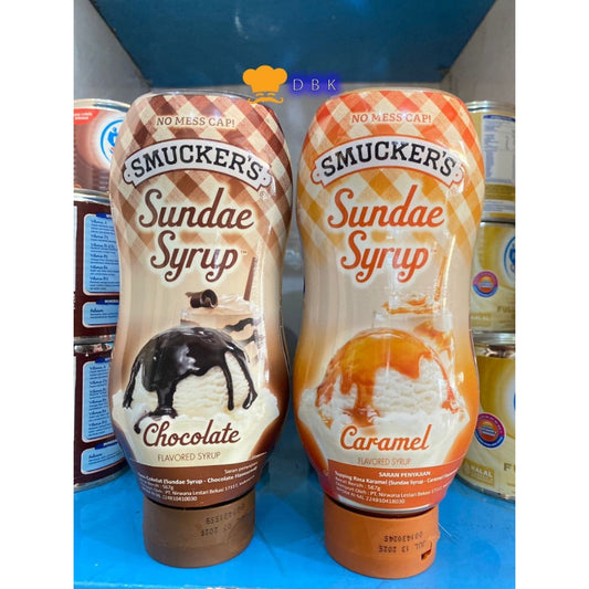 selai topping smucker 567gr caramel coklat smuckers