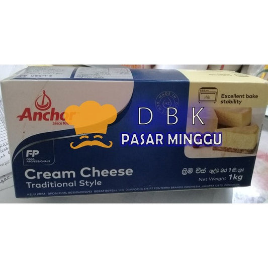 Cream Cheese anchor 1 kg untuk basque cake