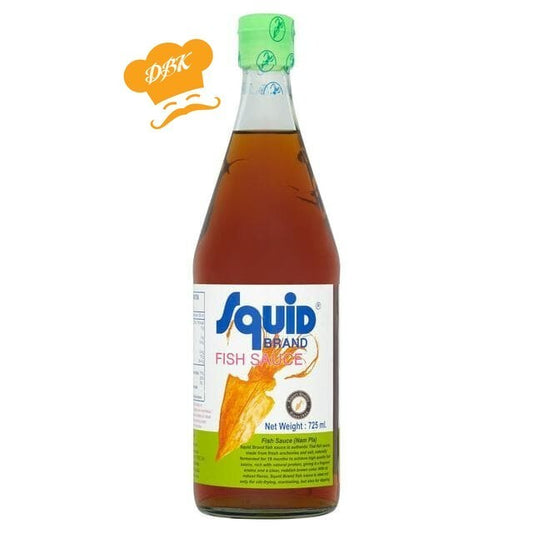 SQUID Brand Fish Sauce 725 ml kecap ikan cap cumi