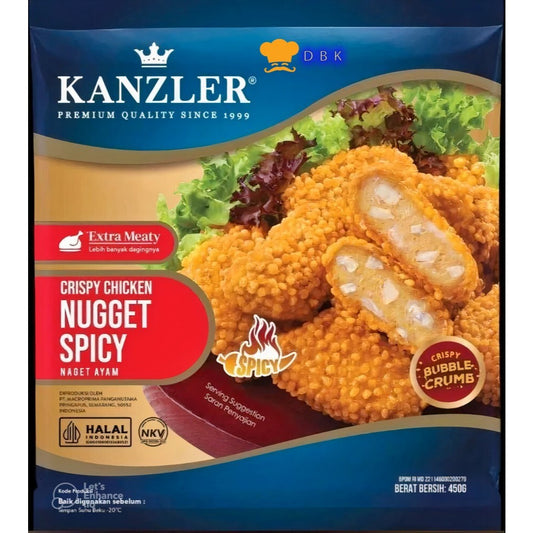 Kanzler Spicy Crispy Chicken Nugget 450gr / Kanzler Nugget Ayam Crispy pedas