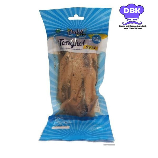 Ikan Tongkol Delta Food 250gr dengan minyak canola siap saji tanpa duri tanpa pengawet