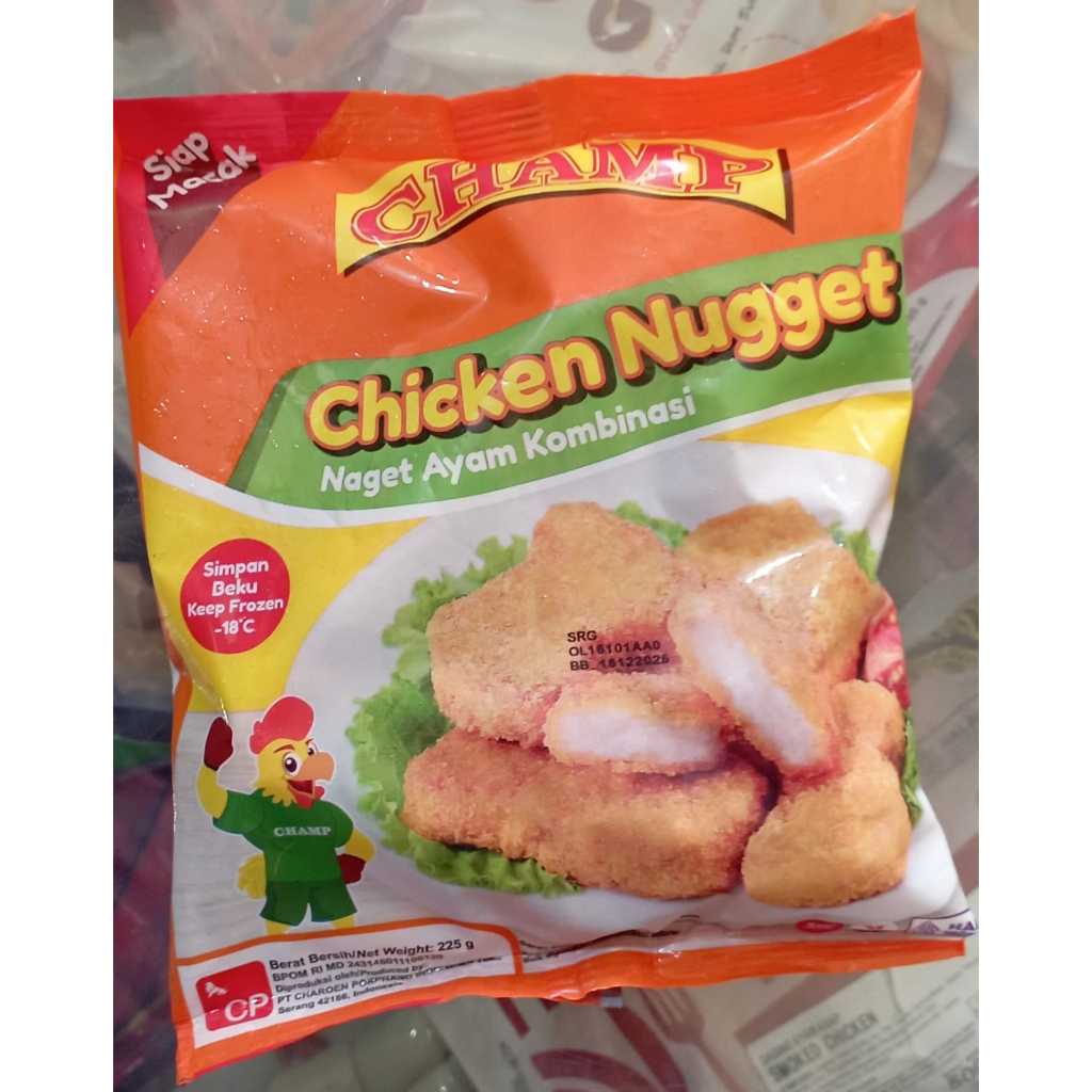 Champ Nugget Ayam 225g
